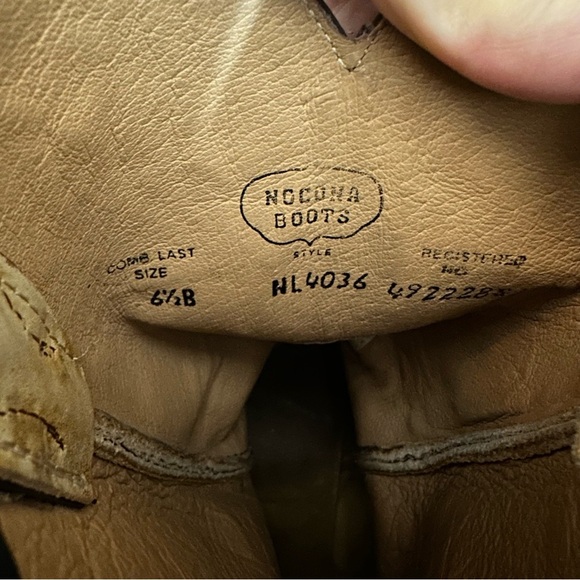 Nocona Desert Flower Camo Embroidered Pull-On Western Boots Men's Size 6.5B - Picture 12 of 13